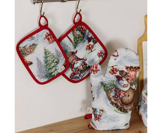 Рукавичка 32х16 Різдвяні багаття Прованс (в асортименті) (038402), зображення 3