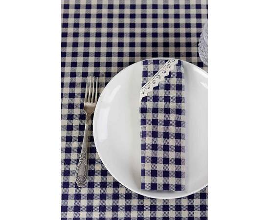 Салфетка 35х45 клітинка Марічка Прованс (039049), Тип: салфетки, Цвет: синий, Форма скатерти: прямоугольная, Размер: 35x45, изображение 2