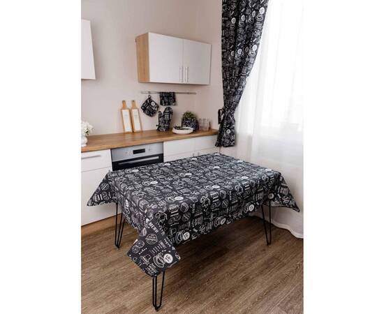 Скатертина 136х180 BLACK Breakfast Прованс (039623), Тип: скатертини, Основний колір: чорний, Форма скатертини: прямокутна, Розмір: 136x180, зображення 2