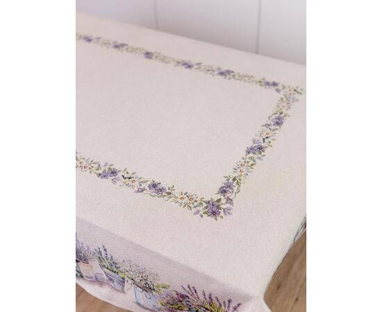 Скатертина 95х100 Provence Прованс (039112), Тип: скатертини, Основний колір: бежевий, Форма скатертини: квадратна, Розмір: 95x100, зображення 4