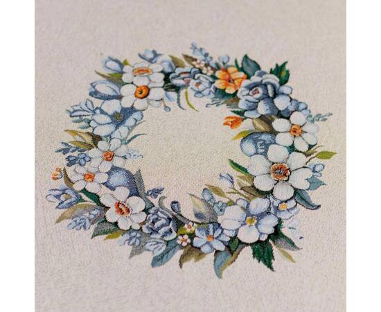 Скатерть круглая круглая D-136 Primavera Прованс (039152), Тип: скатерти, Цвет: бежевый, Форма скатерти: круглая, Размер: Ø136, изображение 4