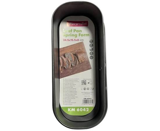 Форма для запекания 34.5x15.5x8 см из углеродистой стали Kamille (6042), изображение 6