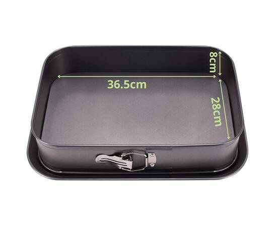 Форма для запекания 39.5x28x8 см из углеродистой стали Kamille (6040), изображение 3