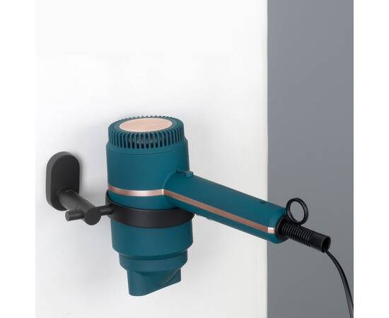 Тримач для фена KELA Alessio чорний 14х11х6 см (22756), зображення 2