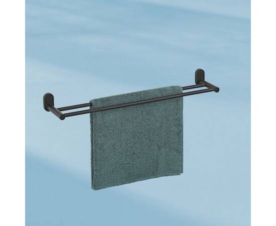 Тримач для рушників KELA Alessio чорний 60.5х12.5 см (22757), зображення 2