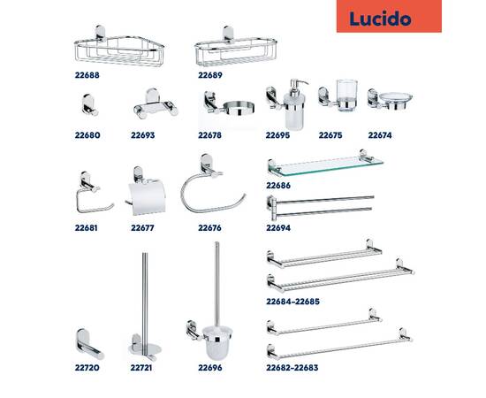 Тримач для рушників KELA Lucido сріблястий 60.5х12.5 см (22684), зображення 4