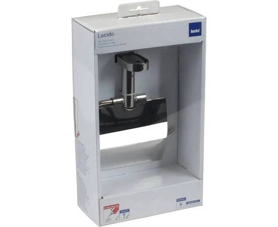 Держатель для туалетной бумаги KELA Lucido серебристый 14.5х15.5 см (22677), изображение 2