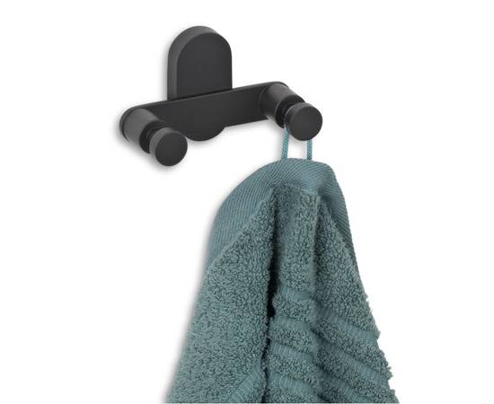 Гачок подвійний KELA Alessio чорний 10х5 см (22748), зображення 2