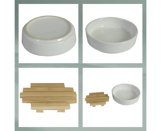 Мыльница KELA Natura белая 11.5х3 см (18585), изображение 4