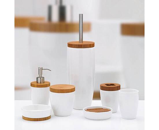 Мильниця KELA Natura біла-дерево 12х4 см (20969), зображення 3