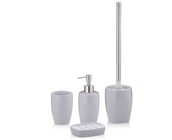 Стакан для зубных щеток KELA Landora ледяно-серый 10.5х7.5 см (20406), изображение 2