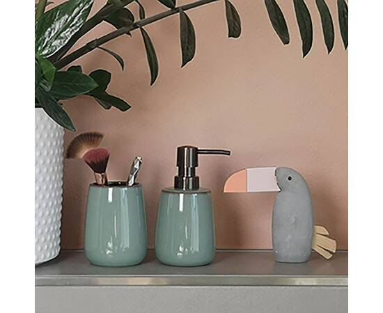 Стакан для зубных щеток KELA Liana сосново-зеленый, 10.5х8 см (23625), изображение 5