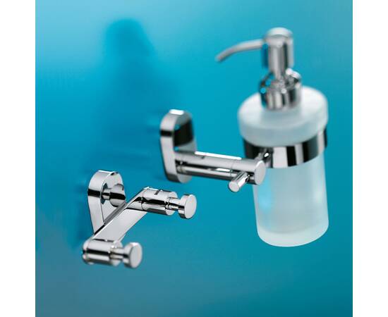 Стакан для зубных щеток настенный KELA Lucido серебристый 11.5х7.5х9.5 см (22675), изображение 2