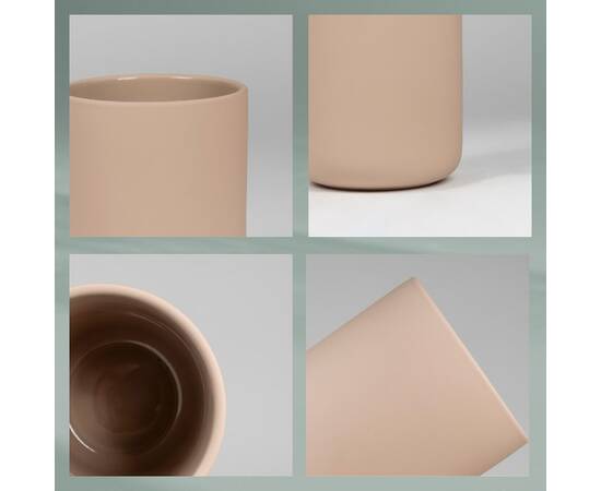 Стакан для зубных щеток KELA Sana бежевый 11.5х8 см (23950), изображение 3