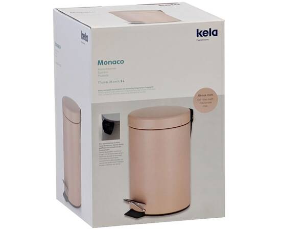 Відро для сміття KELA Monaco суха троянда 3 л (20525), зображення 6