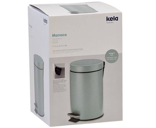 Відро для сміття KELA Monaco зелений нефрит 3 л (24287), зображення 7