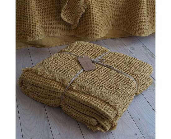 Покрывало La Modno 220х240 PIKE STONEWASHED GOLDEN YELLOW (200386), Цвет: желтый, Размер: 220x240, изображение 4