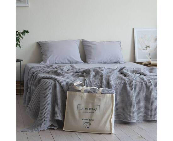 Покрывало La Modno 220х240 PIKE STONEWASHED PEARL GRAY (200388), Цвет: серый, Размер: 220x240, изображение 3