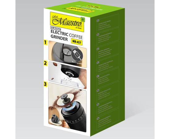 Електрична кавомолка Maestro USB (MR457), зображення 4
