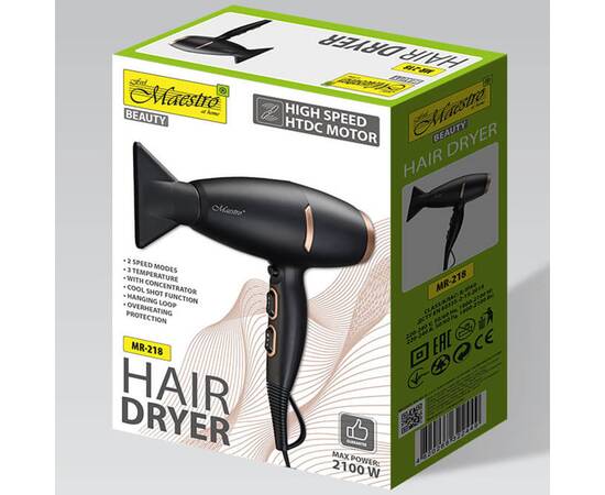 Фен Maestro 2100 Вт DC мотор (MR218), изображение 3