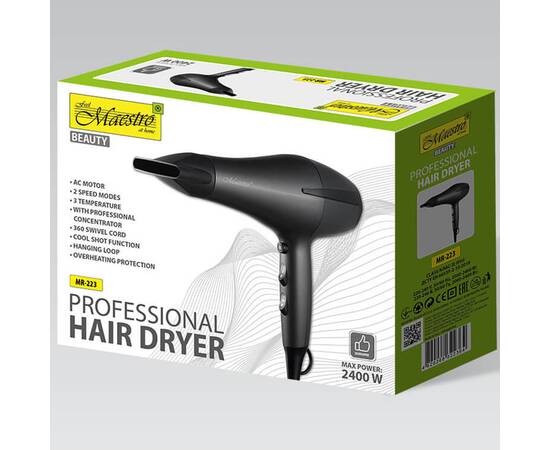 Фен Maestro 2400 Вт AC двигун (MR223), зображення 3