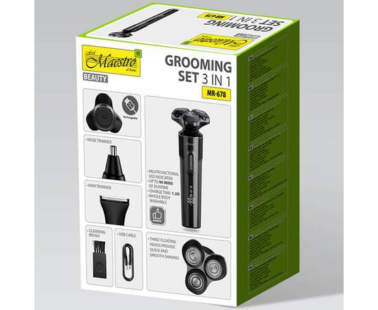 Набор для стрижки волос 3 в 1 Maestro (MR678), изображение 4