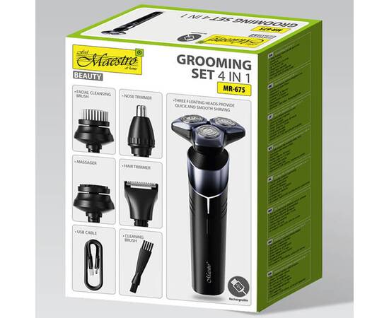 Набор для стрижки волос 4 в 1 Maestro (MR675), изображение 4