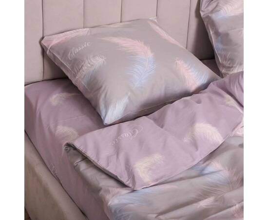 Постельное белье 22214 ранфорс 175х210 с простынью на резинке 160х200 Вилюта, Размер: двуспальный 175х210, Основной цвет: сиреневый, изображение 3