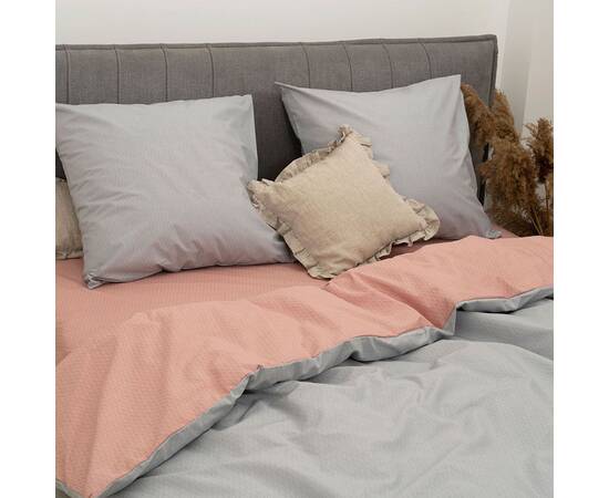 Постільна білизна 24278 ранфорс 143х210 Вілюта, Розмір: полуторний 145х210, Основний колір: сірий, зображення 2