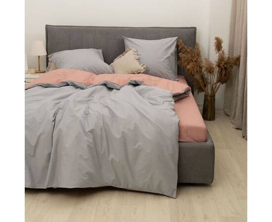 Постільна білизна 24278 ранфорс 143х210 Вілюта, Розмір: полуторний 145х210, Основний колір: сірий, зображення 3