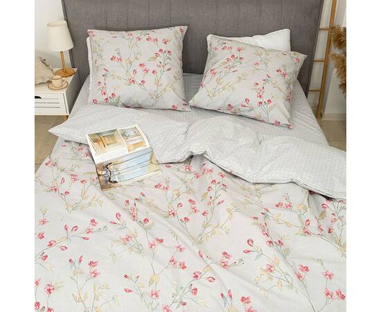 Постільна білизна 24333 ранфорс 143х210 Вілюта, Розмір: полуторний 145х210, Основний колір: сірий, зображення 4