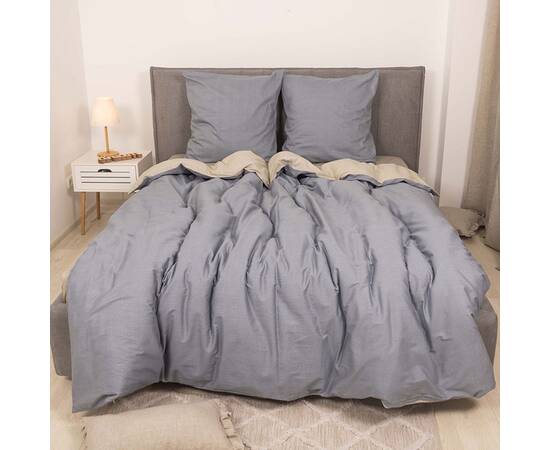 Постельное белье 24335 ранфорс 200х220 с простынью на резинке 180х200 Вилюта, изображение 2