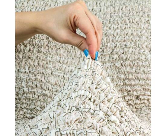 Чехол на кресло Premium кремовый Love you, Цвет: кремовый, Размер: чеxлы для кресел, изображение 2