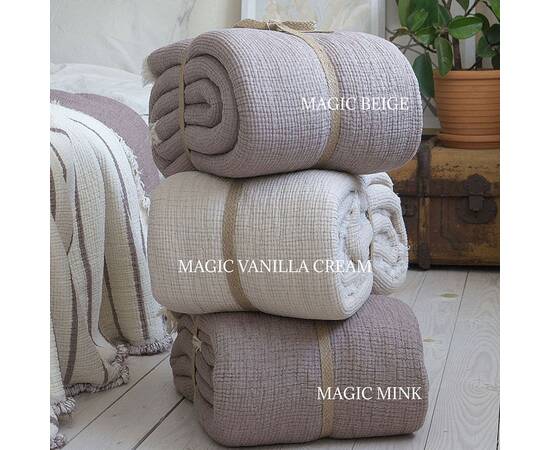 Покрывало La Modno муслиновое 230x250 MAGIC BEIGE (200410), Цвет: бежевый, Размер: 230x250, изображение 5