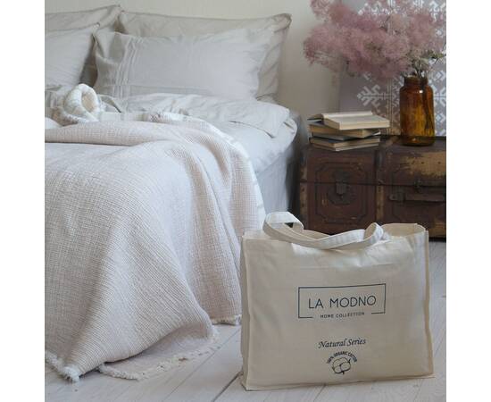 Покрывало La Modno муслиновое 170x230 MAGIC VANILLA CREAM (200377), Цвет: кремовый, Размер: 170x230, изображение 3