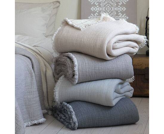 Покривало La Modno муслінове 230x250 MAGIC MARINE BLUE (200381), Основний колір: синій, Розмір: 230x250, зображення 5