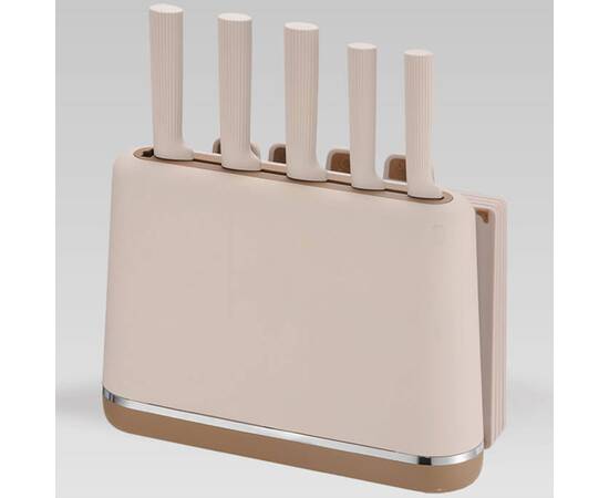 Набір ножів та обробних дощок Maestro (10 пр) (MR1412-BEIGE), зображення 3