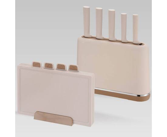 Набір ножів та обробних дощок Maestro (10 пр) (MR1412-BEIGE), зображення 4