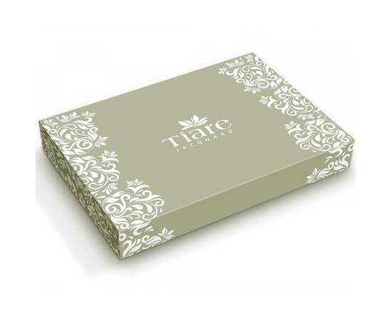 Постельное белье 1715 сатин-жаккард Тиара 2шт(143х210) Вилюта, Размер: семейный 2шт(145x210), Основной цвет: белый, изображение 4