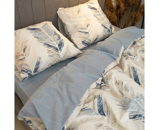 Постільна білизна 24292 ранфорс 200х220 з простирадлом на резинці 180х200 Вілюта, зображення 2