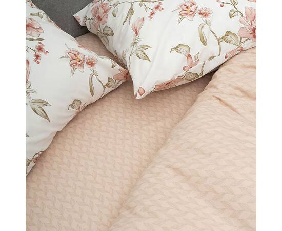 Постільна білизна 24351 ранфорс 175х210 Вілюта, Розмір: двоспальний 175х210, Основний колір: рожевий, зображення 3