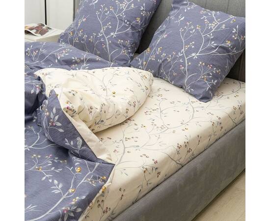 Постельное белье 25354 ранфорс 2шт(143х210) Вилюта, Размер: семейный 2шт(145x210), Основной цвет: серый, изображение 2