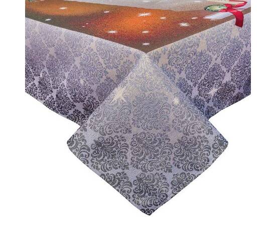 Скатертина гобеленова Святкова листівка 137х137 LiMaSo (RUNNER334G-137)