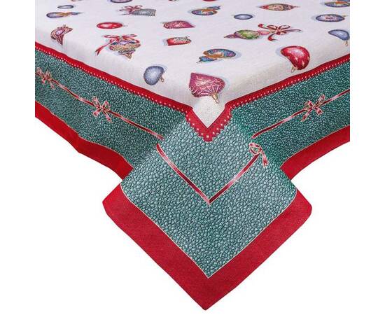 Скатертина гобеленова Ялинкові прикраси 137х180 LiMaSo (RUNNER336V-180)